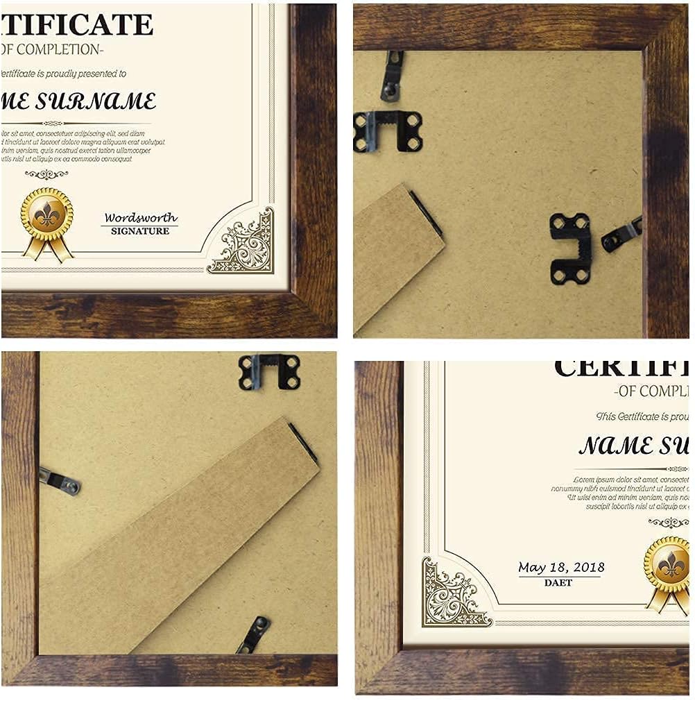 PETAFLOP 8.5X11 Picture Frame Certificate Frame Bundle