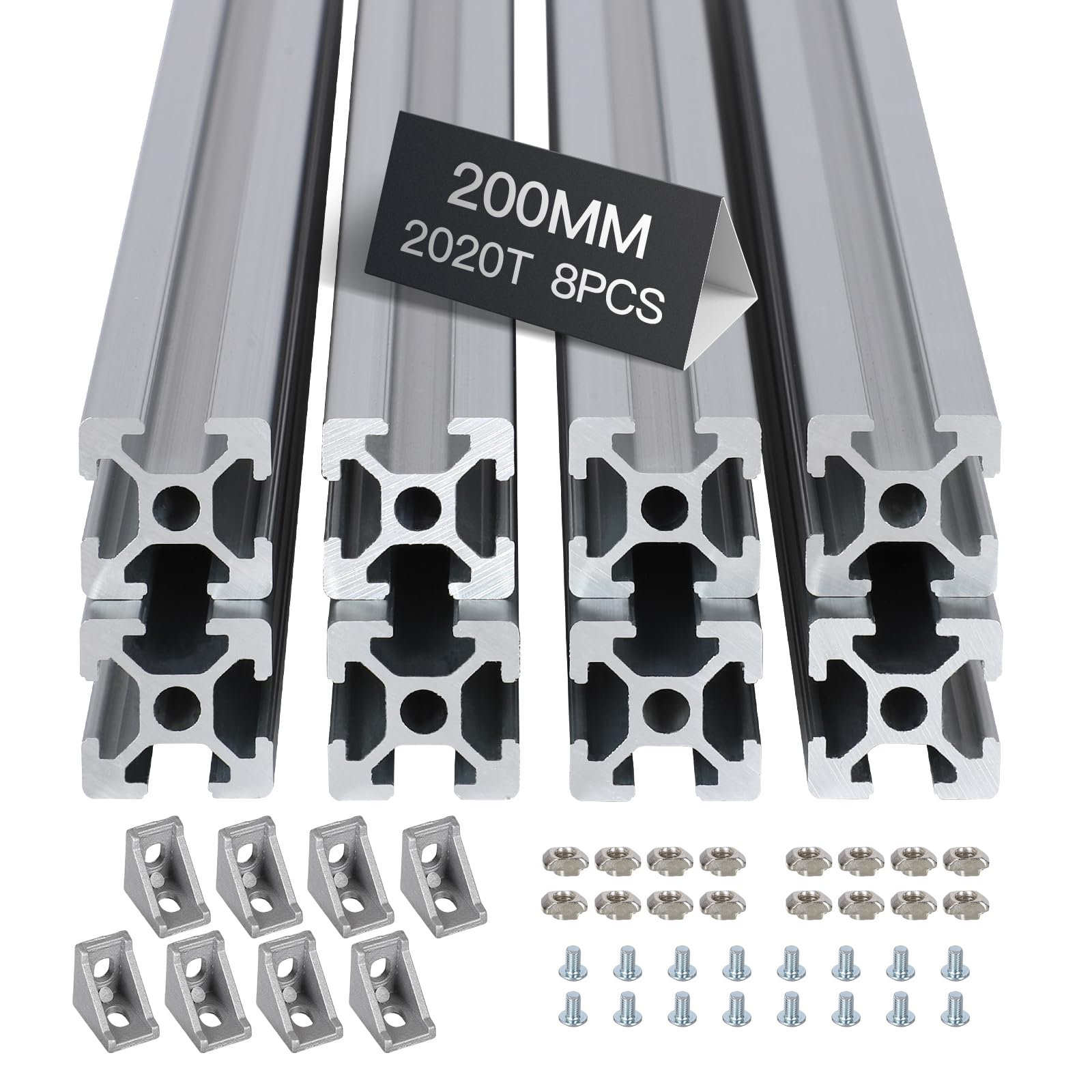 12pcs 600mm T Slot 2020 Aluminum Extrusion, Silver — Amazon image 24