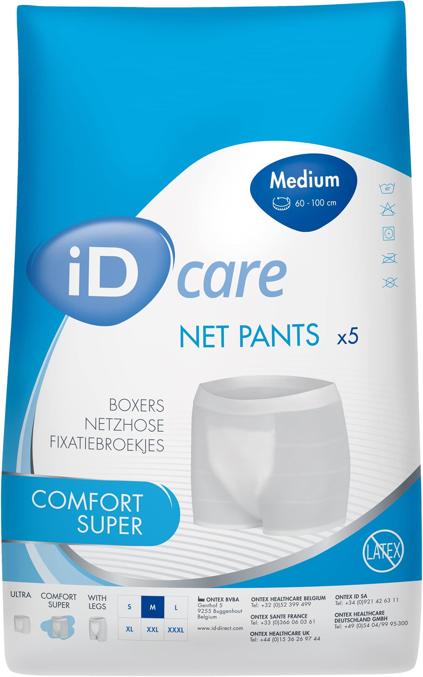 ID Expert Fix Reusable Net Pants Super Medium (5) by Ontex