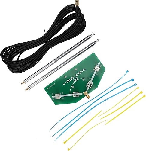 Miniatura 4 de Antena VDipole Radio Frecuencia 78M1 GHz Radio Reemplazo Antena Universal Interior Aceptor