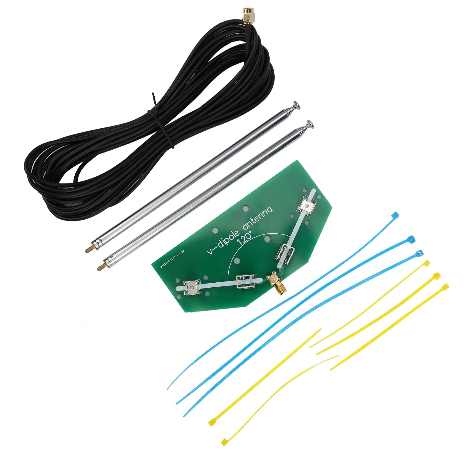 Stereo-Antenne, V-Dipol, Wärmeableitung, hohe Effizienz, brandneu, Indoor Acceptor Teleskop-Antenne für Heimradio