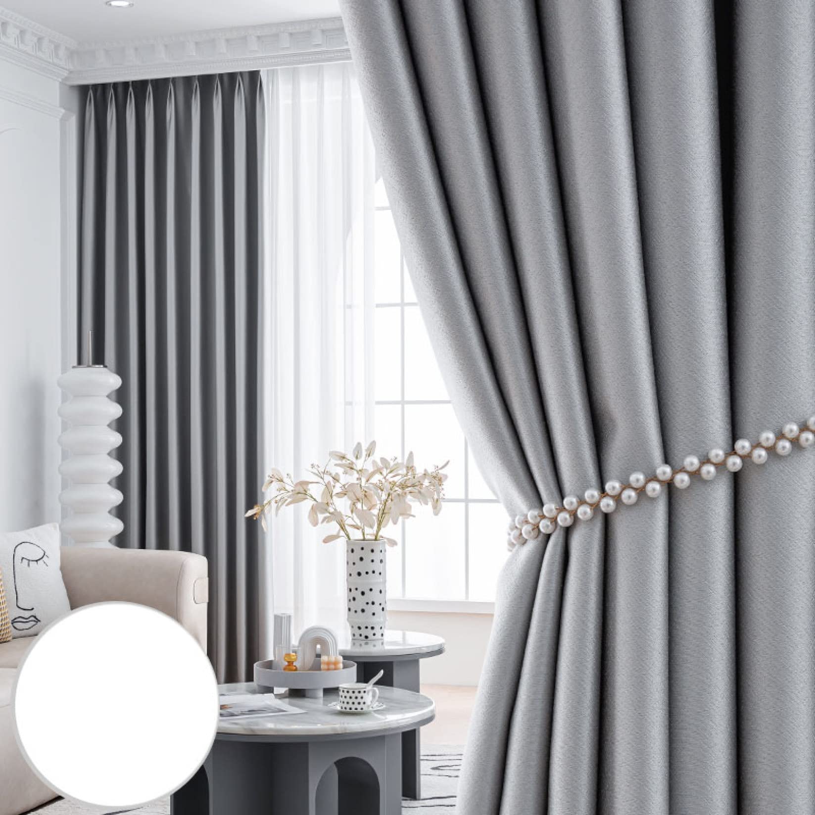 Amazon｜カーテン 遮光率90％ 保温保冷 ドレープカーテン 丸洗いOK