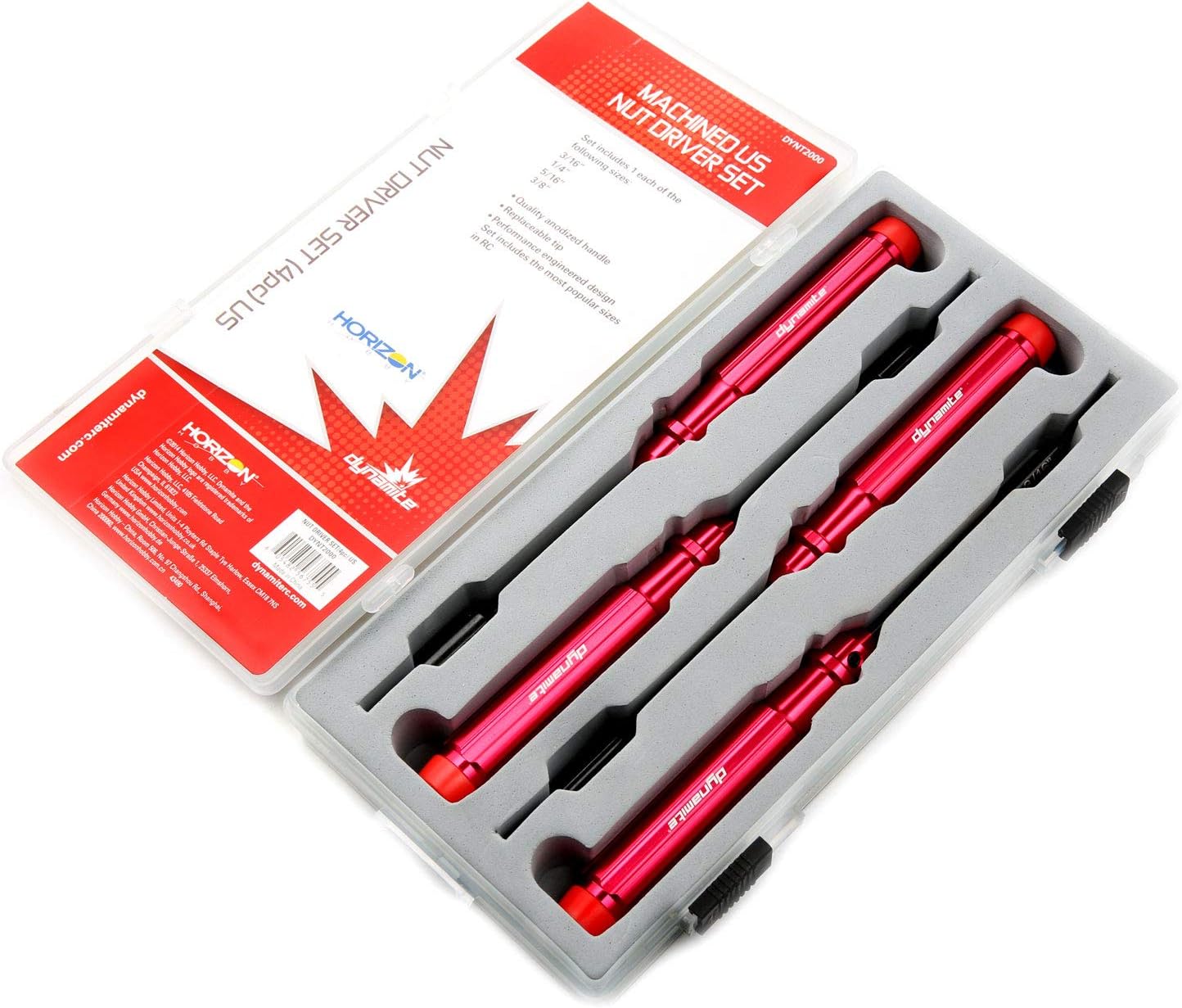 Dynamite Machined Nut Driver Set4pcUS DYNT2000 Hand Tools Misc