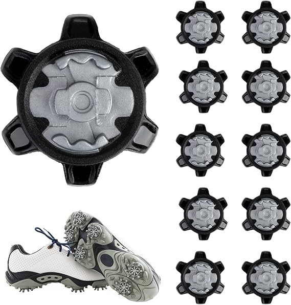 Aimfact 10PCS Golf Shoe Spikes Studs Replacements Tooth Stinger Screw