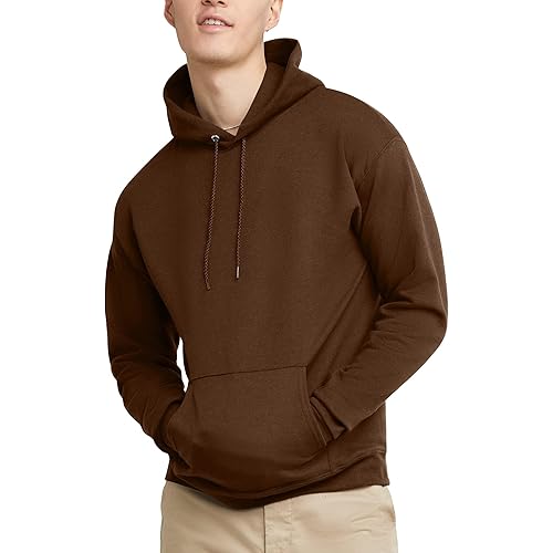 Hanes EcoSmart Hoodie, Midweight Fleece, Pullover Hooded Sweatshirt for Men