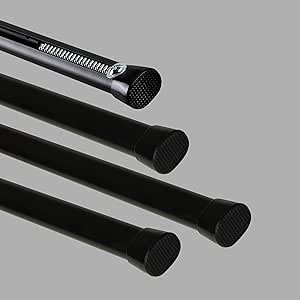 Amazon.com: A&F Rod Décor - Oval Spring Tension Rod, 22-36 inch - Black ...