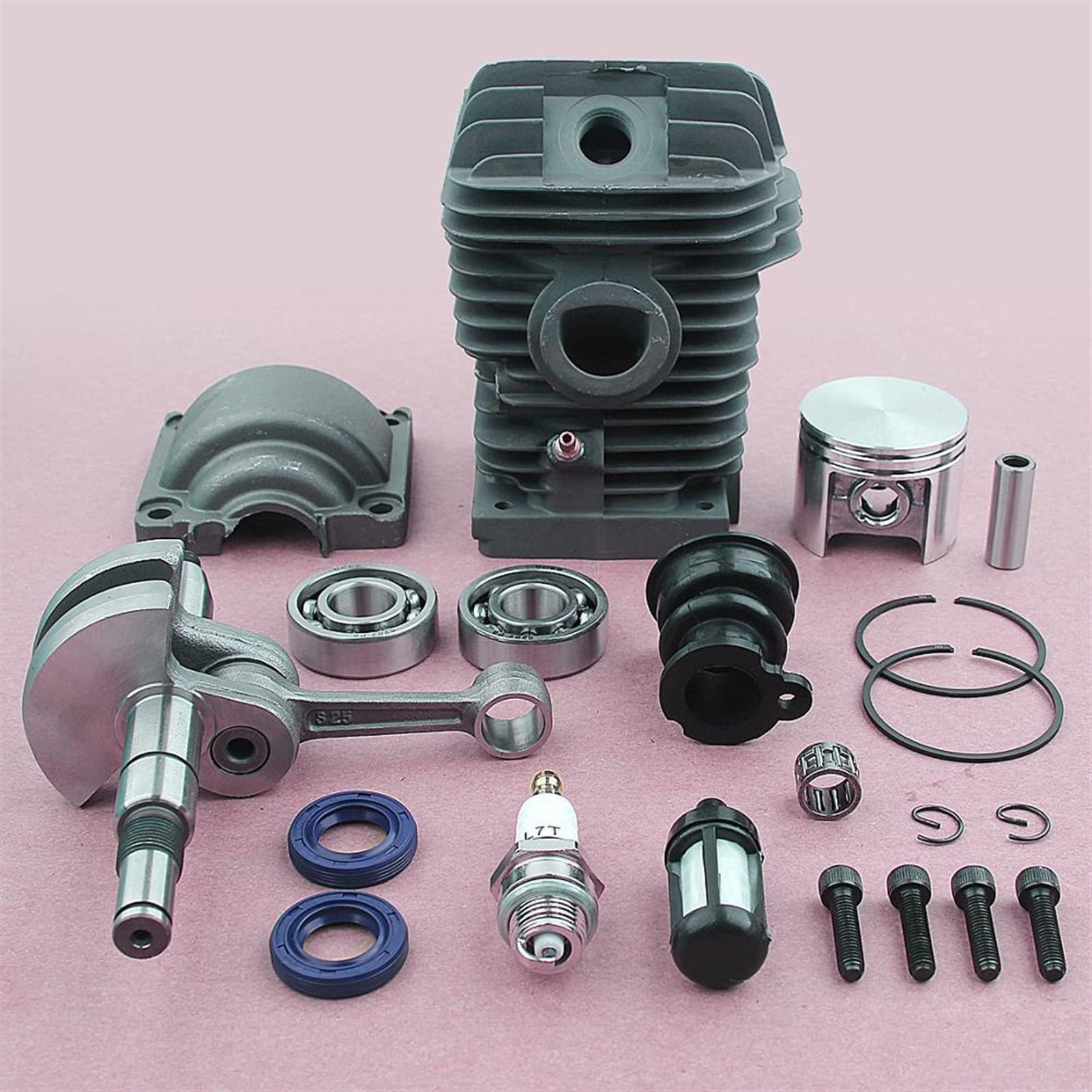 Kit di ricostruzione motore motore pistone cilindro 42,5 mm, for motosega, For STIHL 025 MS250 023 MS230 MS 230 250 1123 020 1209 Kit cilindro motosega