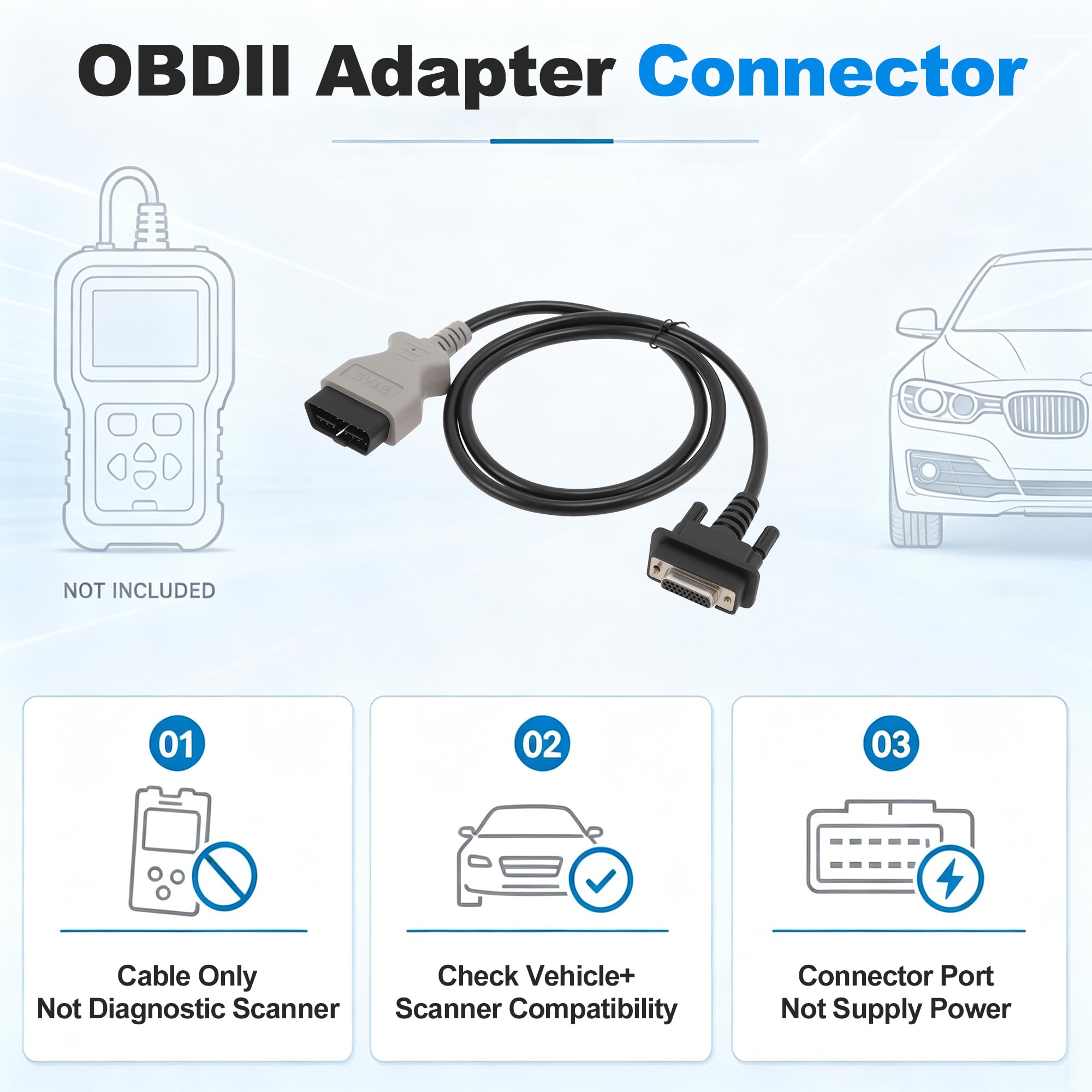 A ABSOPRO OBD2 Diagnose-Adapter-Stecker für Chevrolet Silverado 1500 14-26