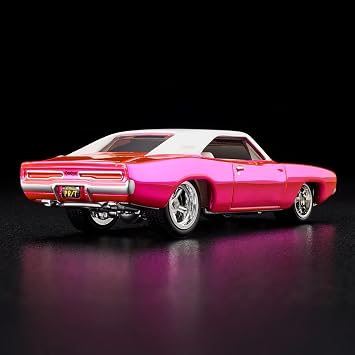 Hot Wheels 1969 Dodge Charger R/T Pink RLC