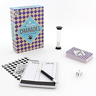 Ginger Fox - Charades It’s a Race Against Mime Card Game. A Fun Guessing Card Games for Adults and Teens Aged 14 and Over. Quick-Paced Card Games for Family Game Night, Parties and More