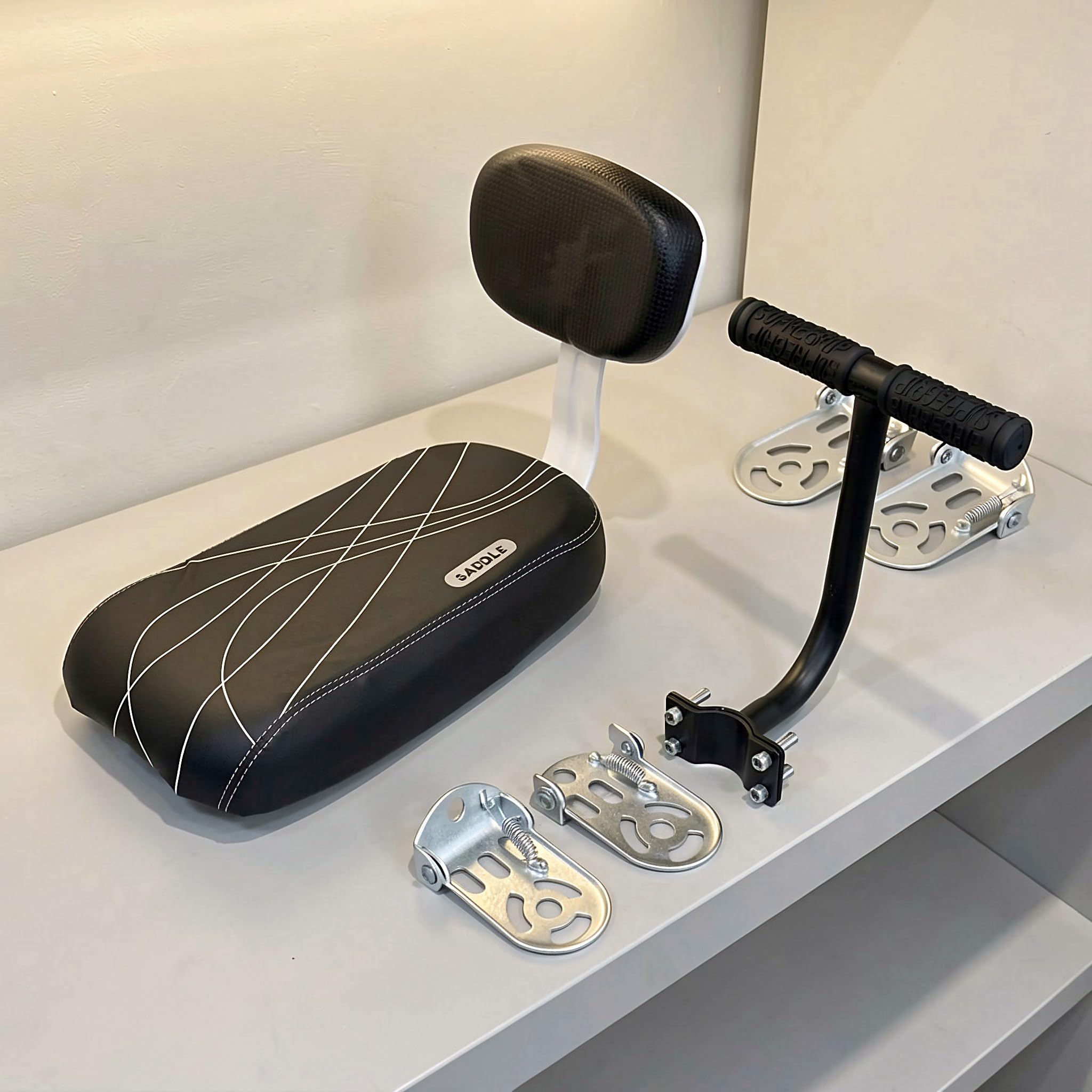 Zerodeko 1 Juego de cojín para Asiento Trasero de Bicicleta Infantil con