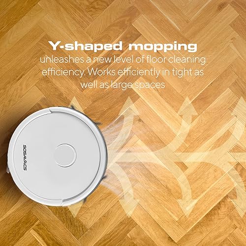 Miniatura 2 de Combo de estación de trapeador robot y aspiradora, autolimpieza 4 en 1, mapeo inteligente, succión fuerte de 2500 Pa, tiempo de ejecución de 170