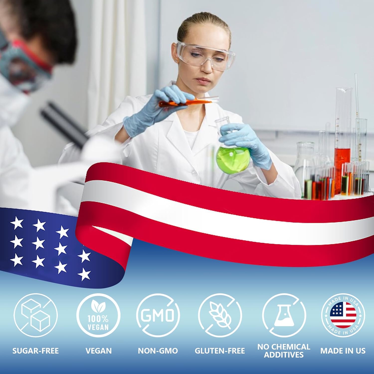 2 Packs HMB and Leucine Supplements Gummies for Men, Women - 4500MG, HMB & Leucine for Muscle Recovery & Growth Support, Non-GMO, Gluten-Free, Adults & Elder, Apple Flavor, 120 Counts - Image 6