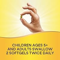 Vista 5 de Nature's Way EFA Blend para niños con vitamina E, apoya la función ocular y cerebral*, 120 cápsulas blandas