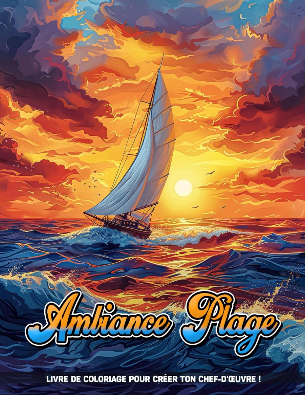 Ambiance Plage Livre De Coloriage Pour Adultes Pour Femmes: Pages de coloriage pour adultes avec des vibes de plage, pour soulager l'anxiété et se ... parfaits pour tous les âges. (French Edition)