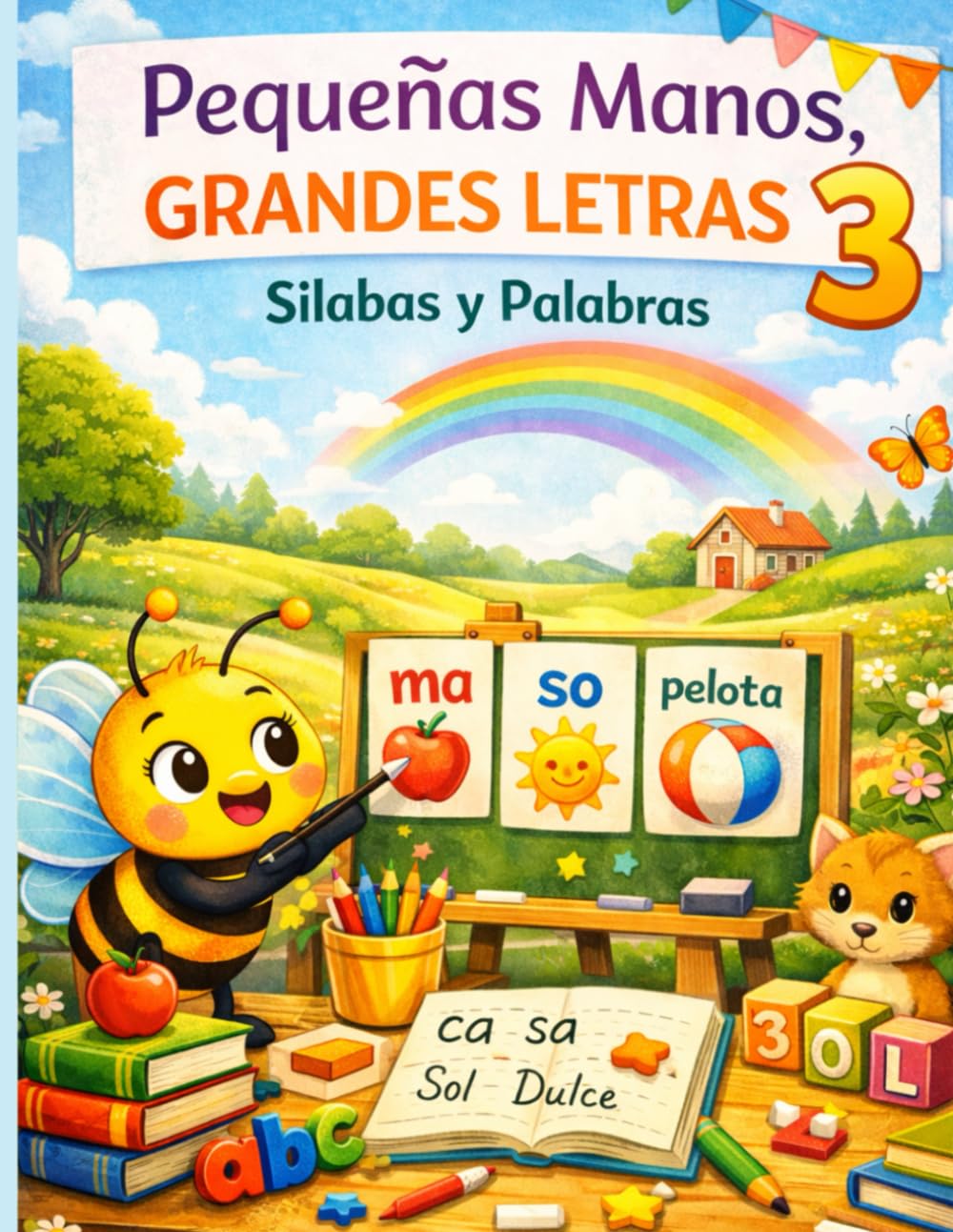 Pequeñas Manos, Grandes Letras 3: Sílabas y Palabras