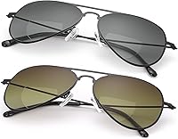 Vista 1 de 2 pares de lentes de lectura bifocales con protección UV400, lentes de sol con bloqueo de luz azul, lentes de sol para hombres y mujeres