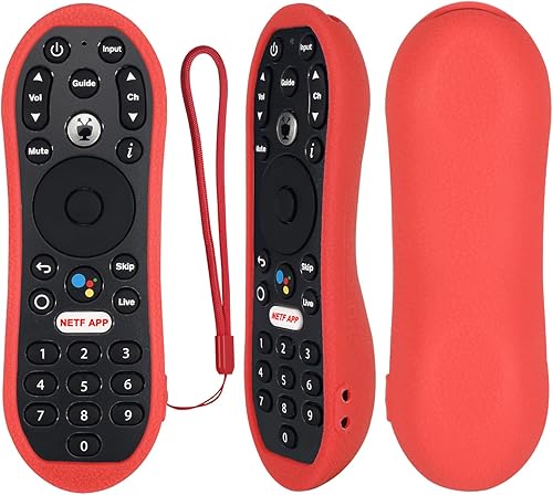 Funda protectora de silicona para control remoto TiVo Stream 4K, a prueba de golpes, lavable y agradable a la piel, funda antipérdida con bucle