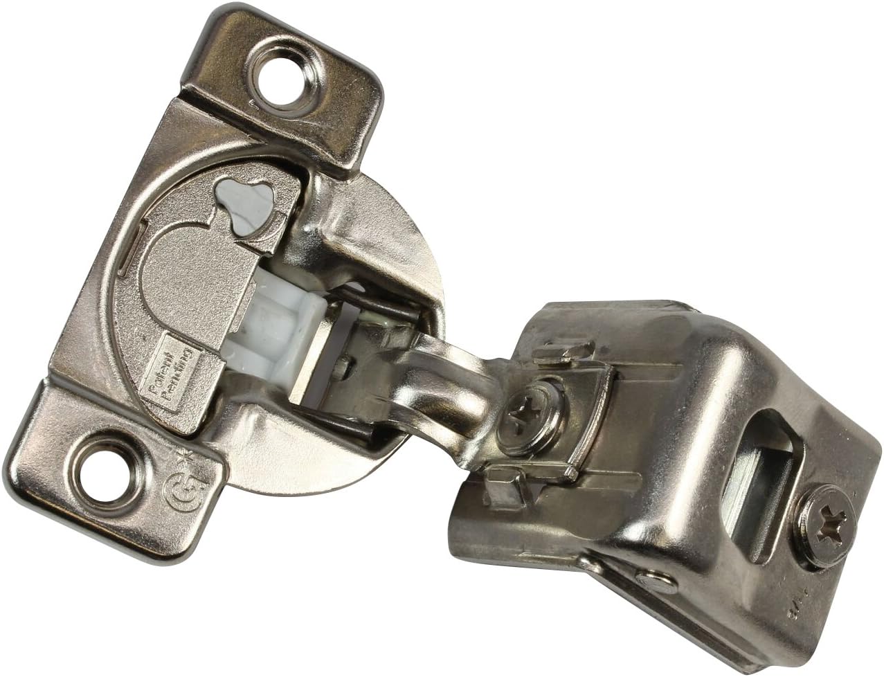 25 Pack Rok Hardware Grass TEC 864 108 Degree 1-1/2" Overlay 3 Level Soft Close Screw On Compact Cabinet Hinge 04549A-15 3-Way Adjustment 45mm Screw Hole Pattern