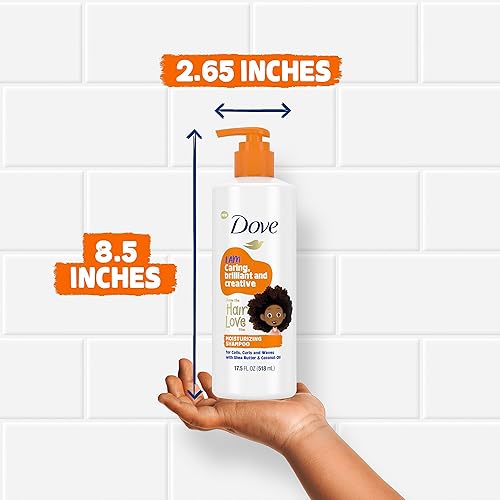 Miniatura 5 de Dove Juego de champú y acondicionador  Love Collection, rizado, niños, productos para el cabello ondulado, 17.5 onzas (juego de 2 piezas)