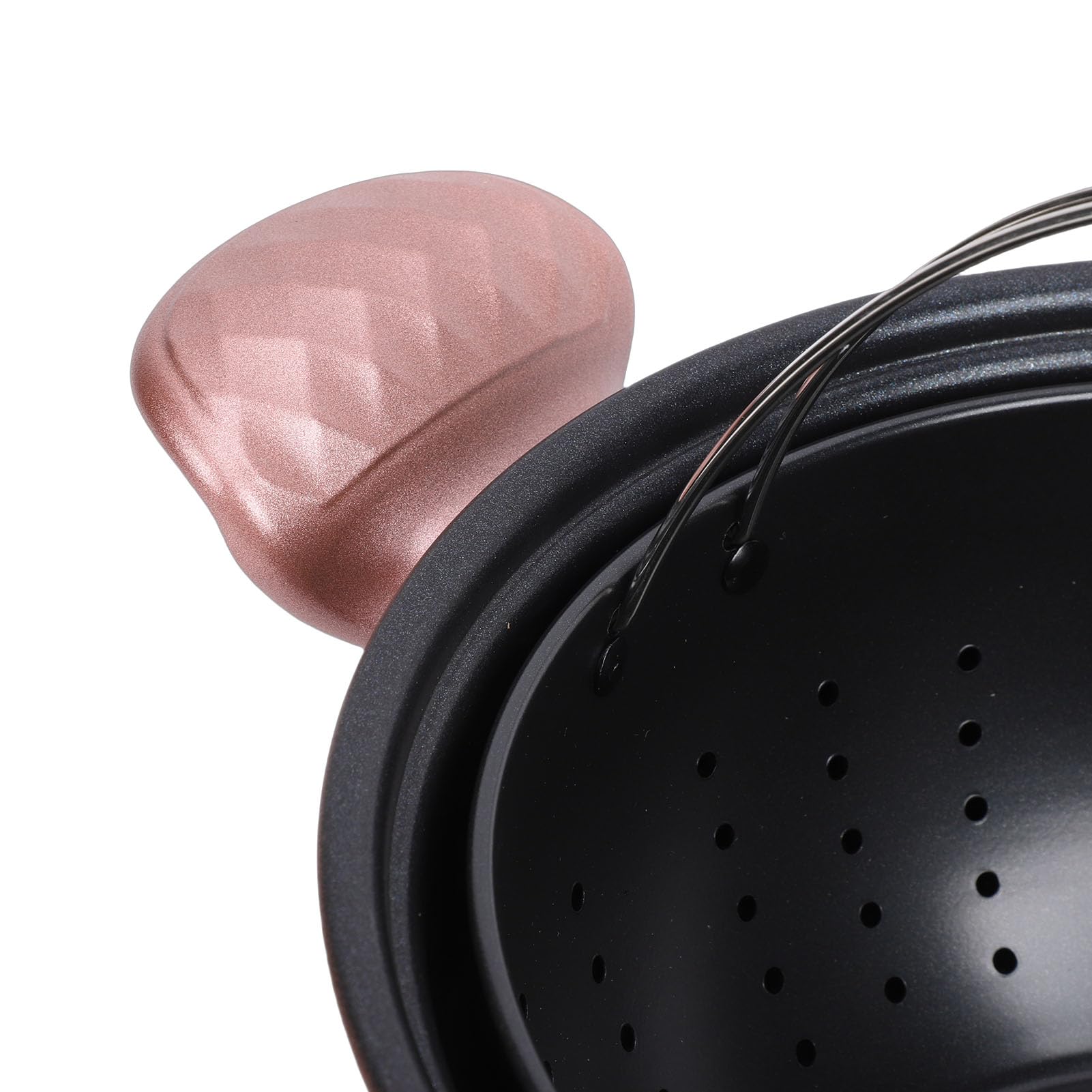 Pentola per Zuppa in Acciaio Inossidabile, Pentola Antiaderente con Coperchio, Manici Ergonomici per Fornelli a Gas, Fornelli a Induzione, Ideale per Bollire, Stufare e Cuocere