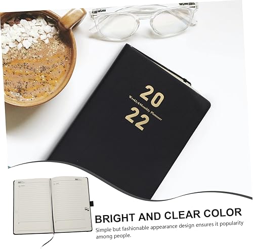Miniatura 4 de MAGICLULU 2 Pcs 2022 Agenda Book Journal Notebook Planner Notebook 2022 Diary Notebook To- Do List Notebook Ruled Notebook 2022 Schedule Book
