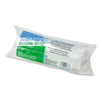 Sealed Air Bubble Wrap Cushioning Material, 12-Inch x 10-Feet Roll, 3/16-Inch Bubble SEL10601