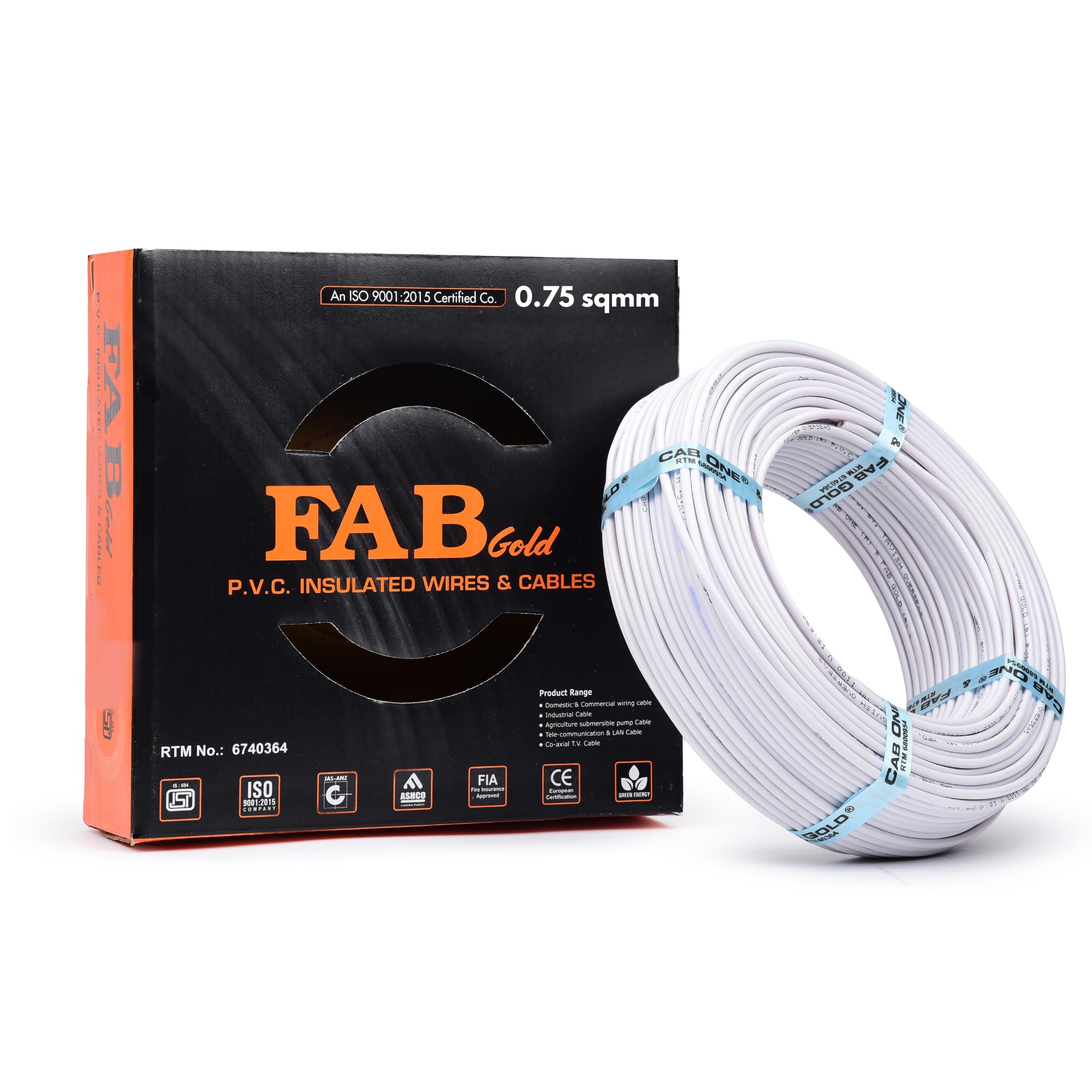 KRIPA Red Electrical Wire - 90m, FR PVC, Pest Protection -12