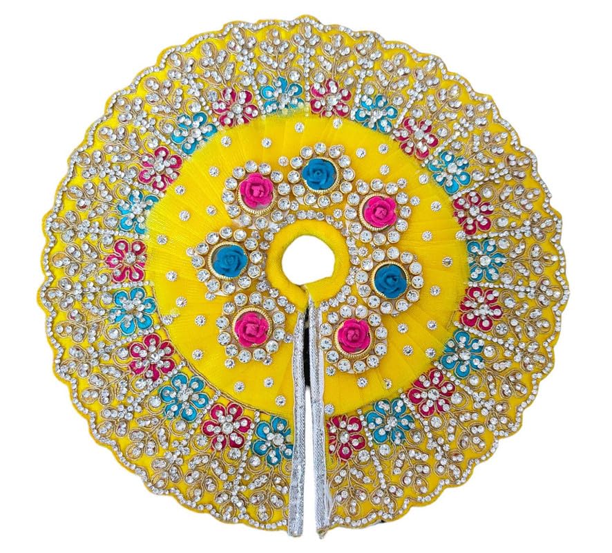 Image of Partish Laddu Gopal Heavy Janamashtmi Dress Size 5 l Ladoo Gopal Dress l Kanha Ji Poshak Size 1 2 4 5 6 (U)