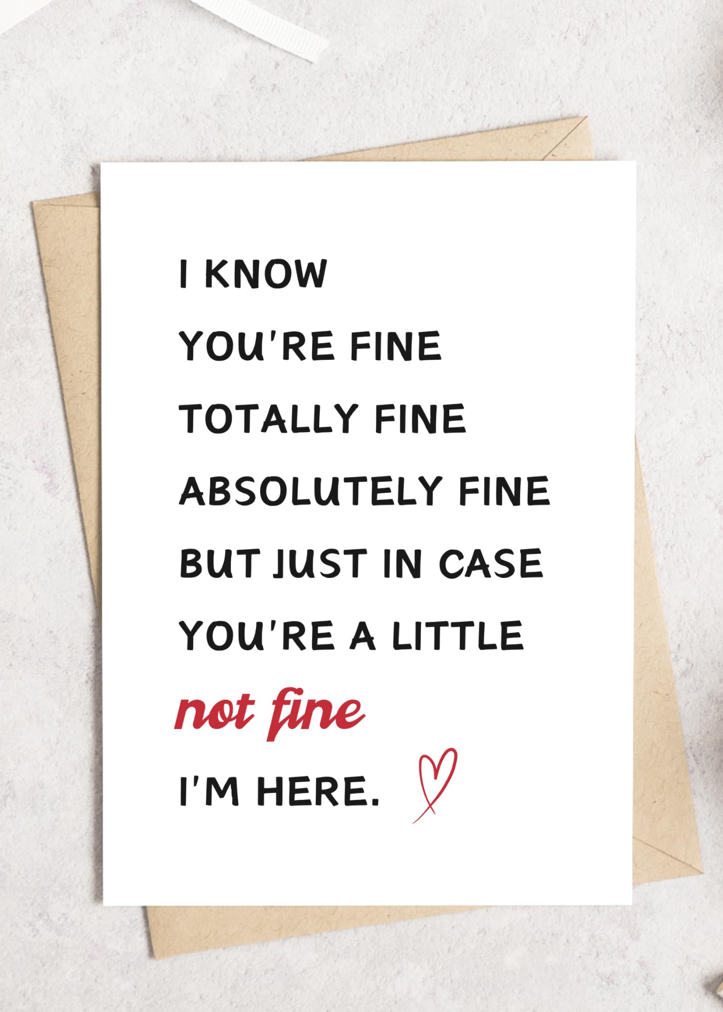 TEEMI-Interesting Encouragement Card, Missing You Card, Good Luck To You Card, Special Birthday Card For Friend, Sister And Brother, Small Business