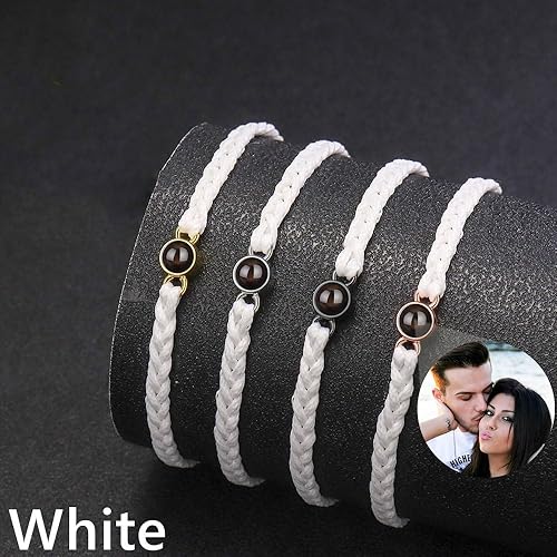 Miniatura 2 de Pulseras personalizadas con imagen en el interior Pulseras de proyección personalizadas con fotos, foto personalizada, aniversario conmemorativo,