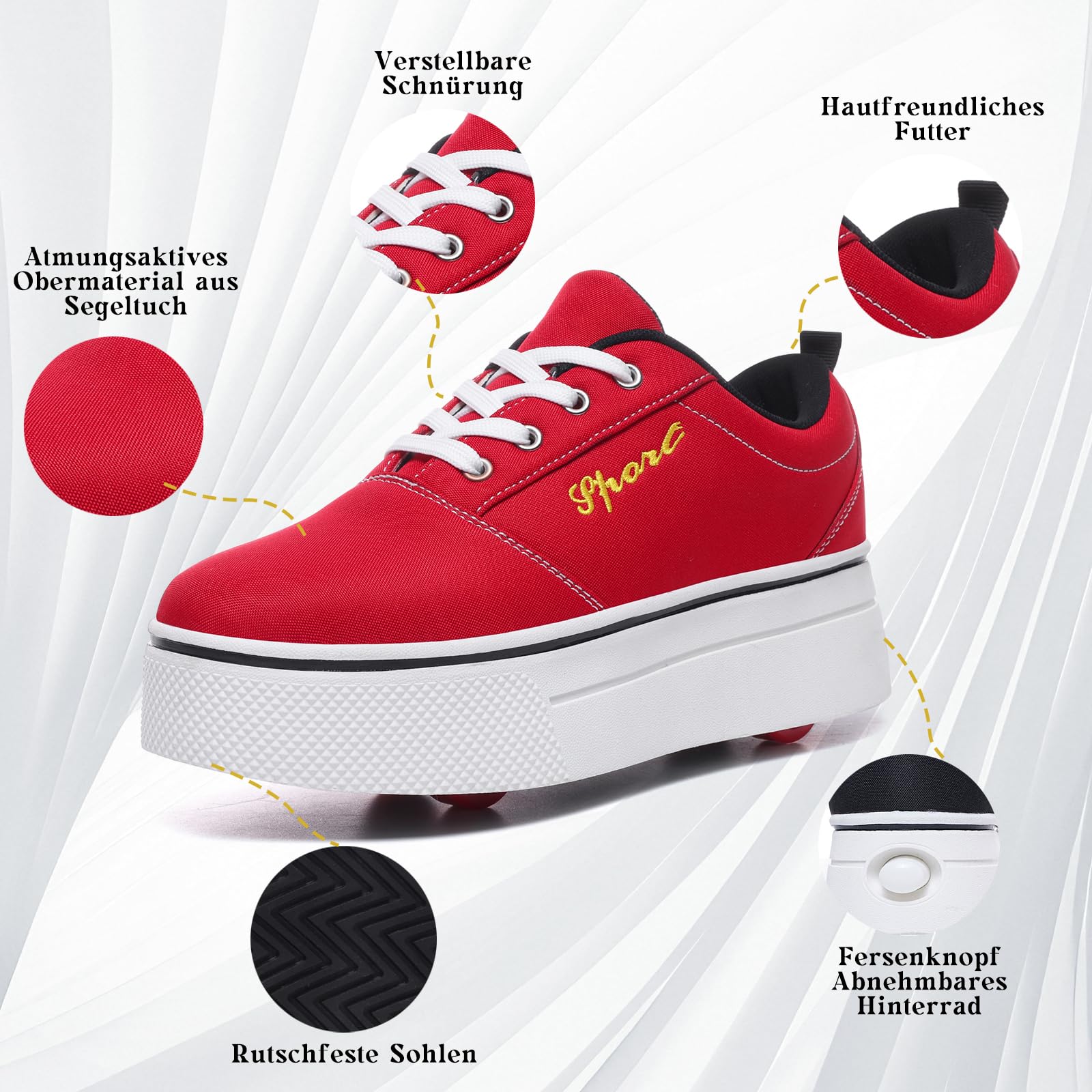 Pattini a rotelle per bambini, ragazze, ragazzi, scarpe da skateboard, rimovibili, 4 ruote, eleganti, resistenti, comode, divertenti