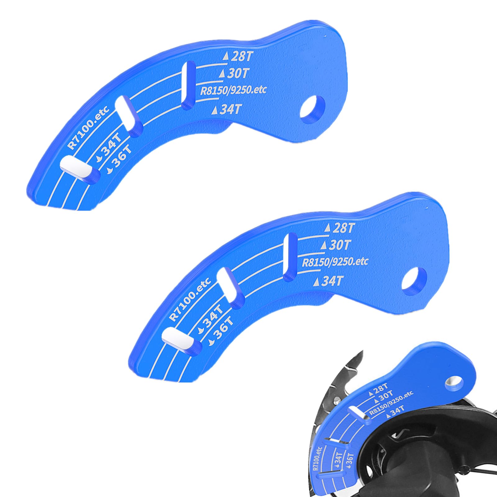 Suwzuqn 2-Pack 12-Speed Di2 Derailleur Adjustment Tool – Compatible with Shimano R7100/R8150/R9250 Electronic Groupset Tuning Gauge for Road Bikes​