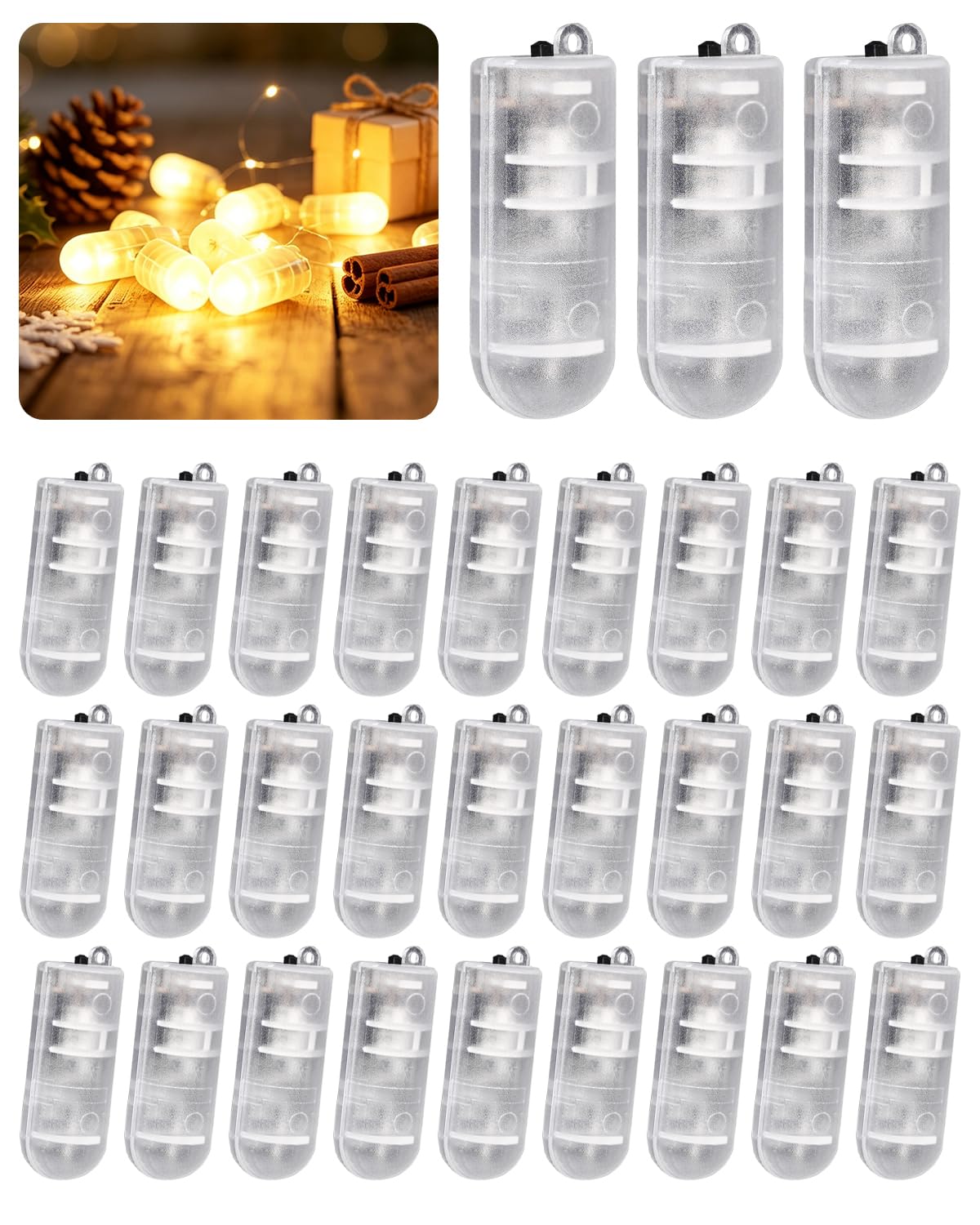 30pcs Mini LED Balloon Lights, Paper Lantern Lights for Wedding Decorations
