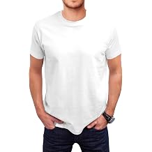 Love My Fashions Mens Plain T Shirt Crew Neck & Short Sleeve Cotton Tops for Men