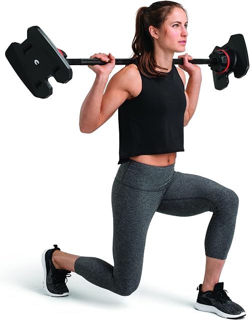 Bowflex adjustable Barbell and Curlbar 9-36 kg