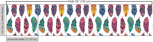 Vista 56 de Lunarable The Yard, tela azul real de The Yard, patrón de cerámica inspirado en el Medio Oriente estilo marroquí, estampado oriental, tela de satén