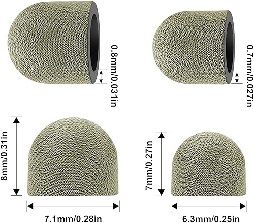 Miniatura 2 de Bopomofo Puntas de Malla de Fibra de Repuesto para Lápices Stylus - 10 Piezas Puntas de Stylus, Puntas de Lápiz Stylus, Puntas de Repuesto de Punta