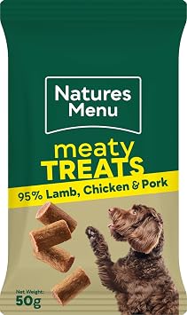 Wundapets 3 Pack Natures Menu Original Real Meaty Treats Mixed Variety Dog Puppy Treats 50g
