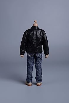 1/6 男性素体フィギュア ライダースジャケット レザーパンツ ブーツ 革ジャン 1/6 男性素体フィギュア ライダースジャケット レザーパンツ