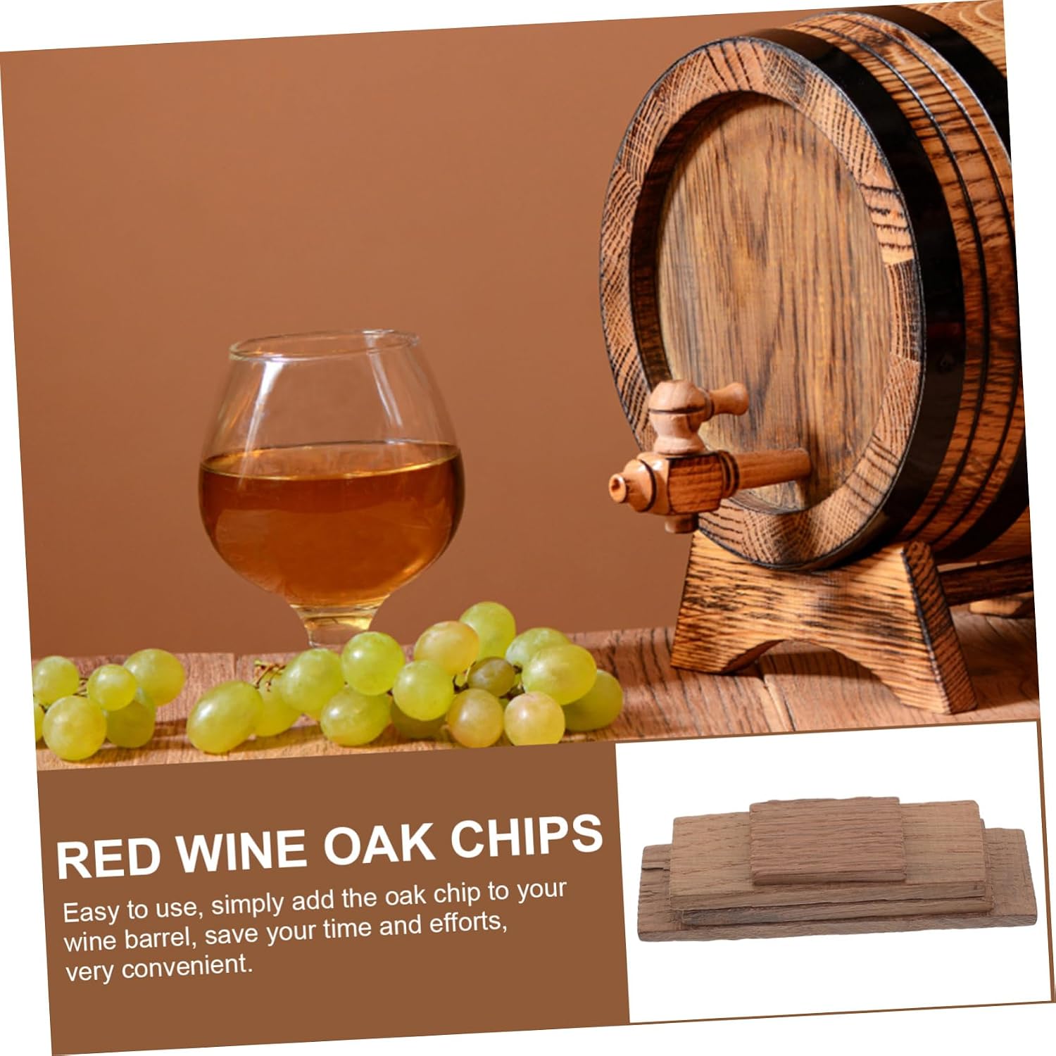 Wine Making Supplies Oak Chips for Aging Whiskey French Oak Easy to Use