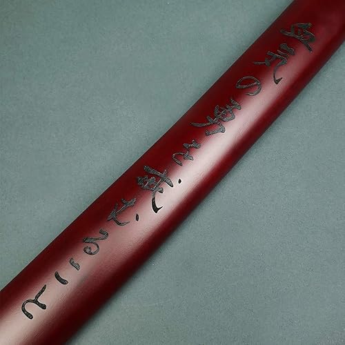 Miniatura 3 de Bishamon 40" forjado a mano japonés Samurai Espada, Shirasaya estilo, Katana. (Elige tu color)