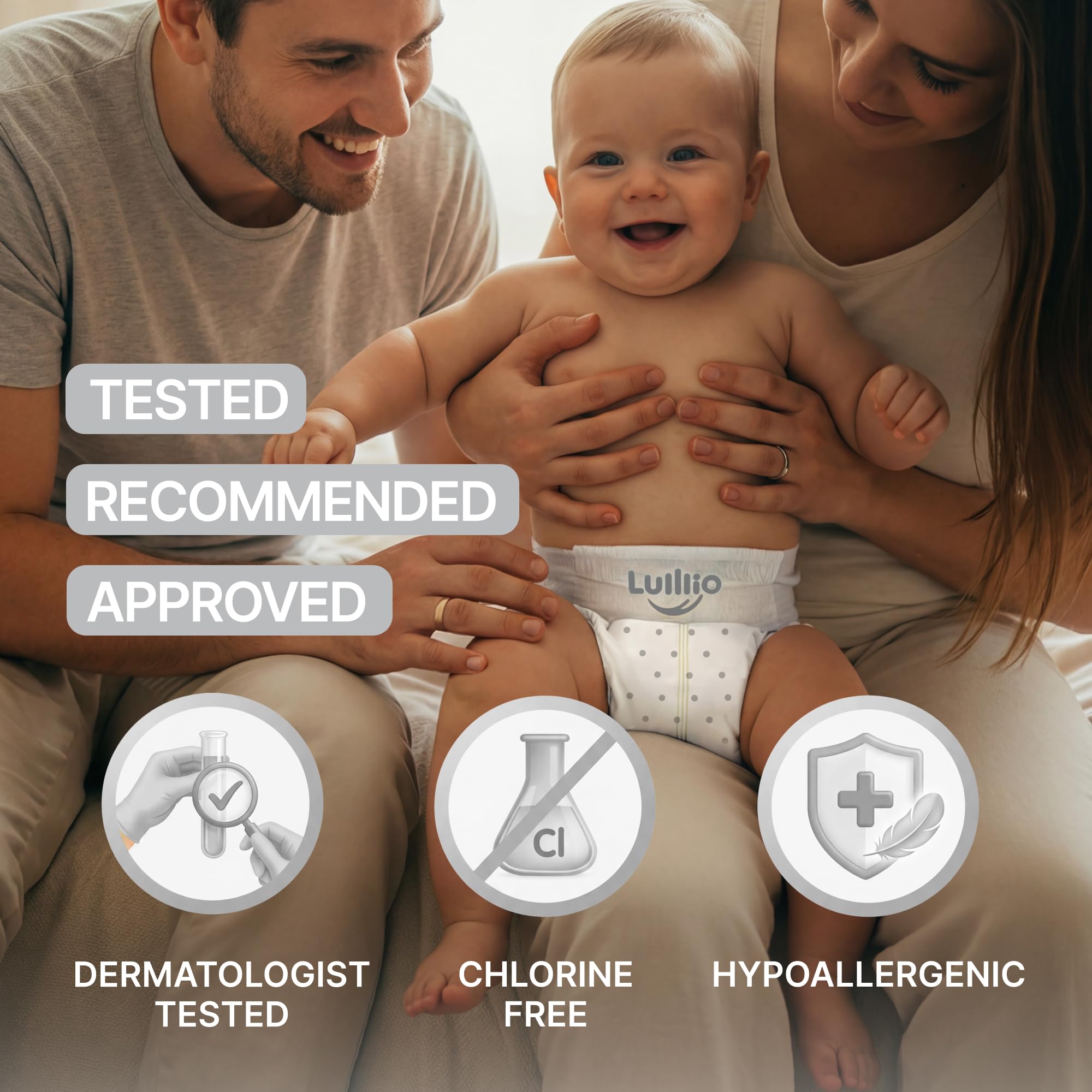 Prime Windelhosen Größe M (6-11 kg) 156 Stück – Höschenwindeln, 360°-Elastikbund, Tornado-Absorption, Chlorfrei