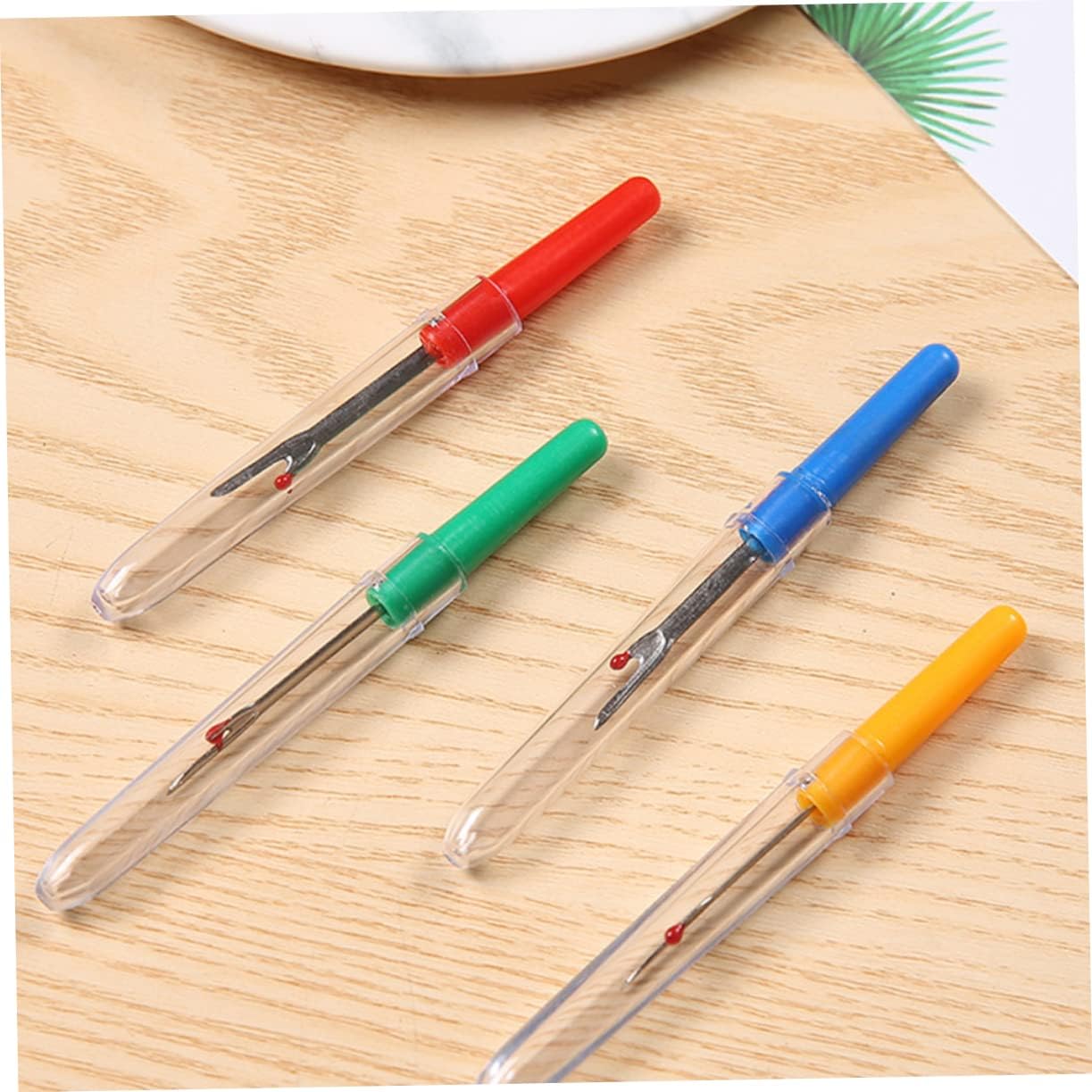 Ciieeo 20pcs Thread Cutter Seam Ripper for Sewing Embroidery Tools Scissors for Upholstery Quick Release Sewing Repair Kit Random Color