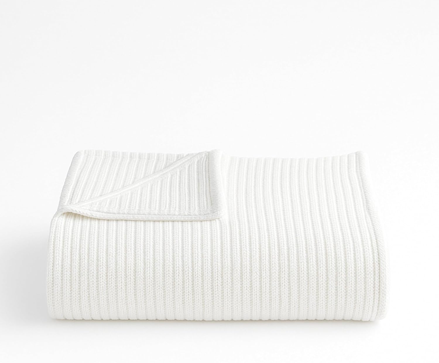 Calvin Klein - King Blanket, 100% Cotton Matelasse, Soft and Breathable, Lightweight Layer, Textured Subway Tile Design, White