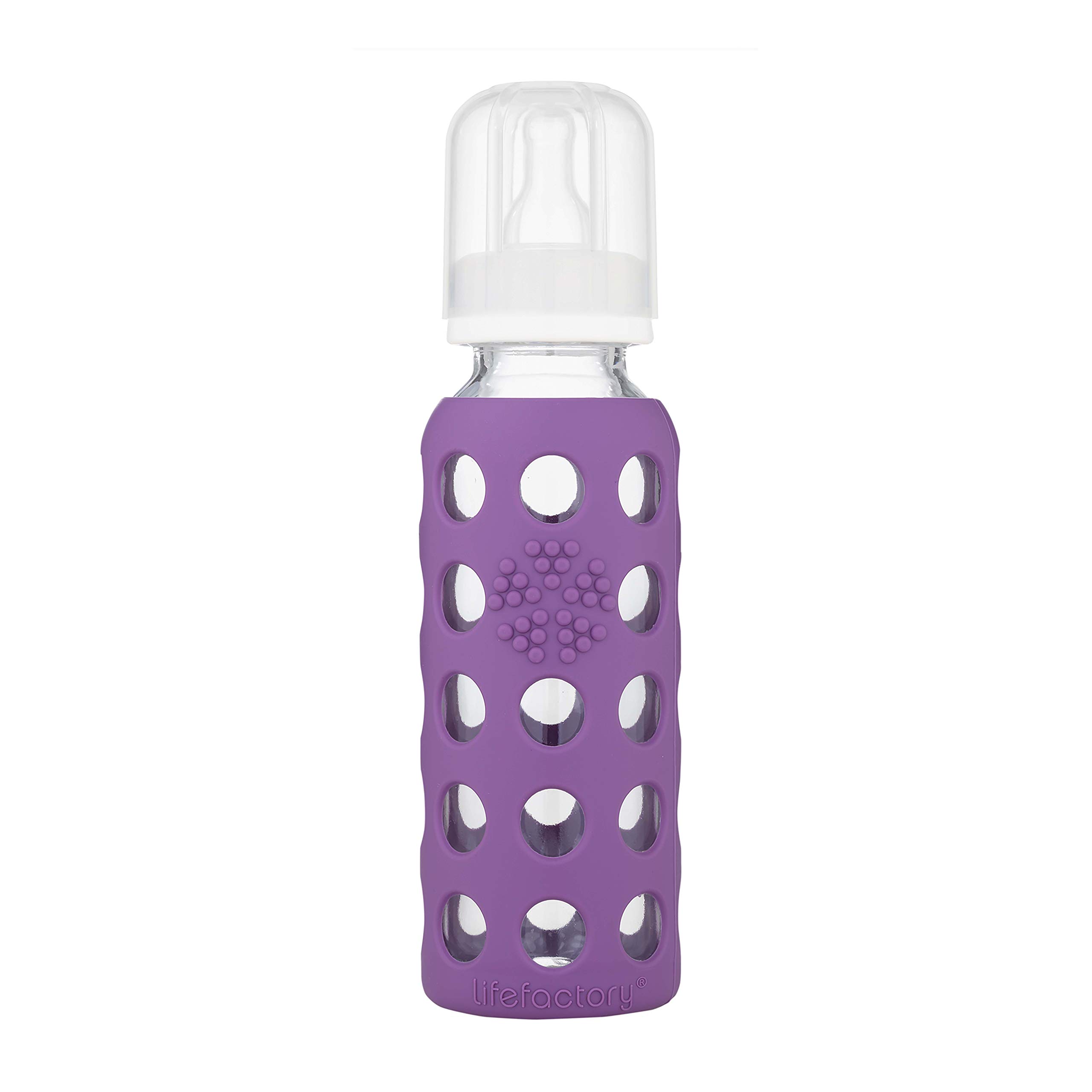 Lifefactory Glass Baby Bottle Grape 265 ml