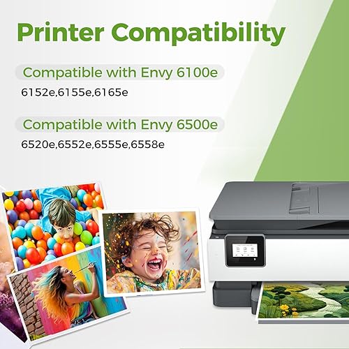 Vista 66 de Cartucho de tinta de color 61XL para HP 61 XL 61 Tinta de color para Envy 4500 4502 5534 5535 DeskJet 2512 3510 2542 2540 2544 3000 3050a 3052a 1055