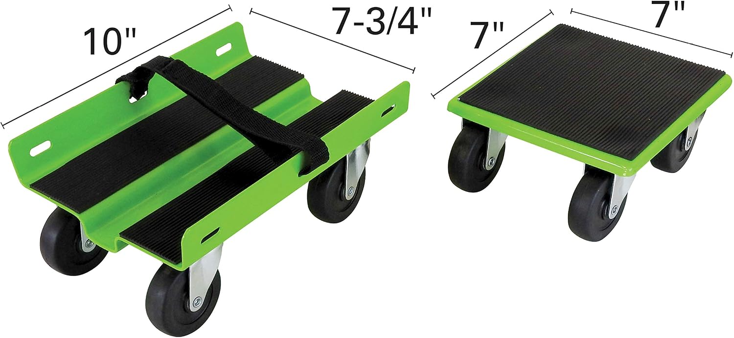Extreme Max 5800.2006 Economy Snowmobile Dolly System - Green
