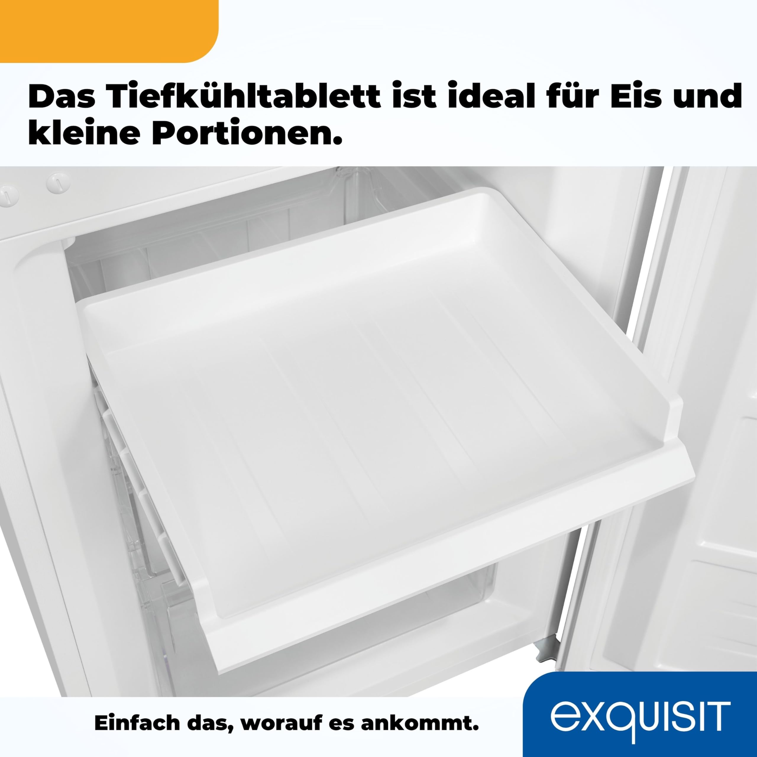Exquisit Kühl-Gefrierkombination No-Frost 253 L, Klasse C, Weiß | Freistehend, 4-Sterne-Gefrierfach, wechselbarer Türanschlag, 39 dB(A), LED-Beleuchtung, höhenverstellbare Füße