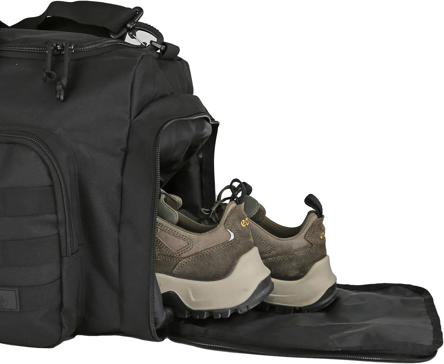 Super Quality 60L Large Duffel Travel Bag Luggage Foldable Bag Cargo Sport Gear Equipment Skiing Hardware Bag Heavy Duty& Durable(Black) - Image 6